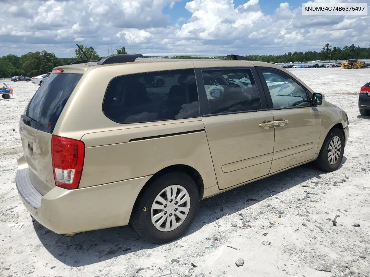 2011 Kia Sedona Lx VIN: KNDMG4C74B6375497 Lot: 61457675