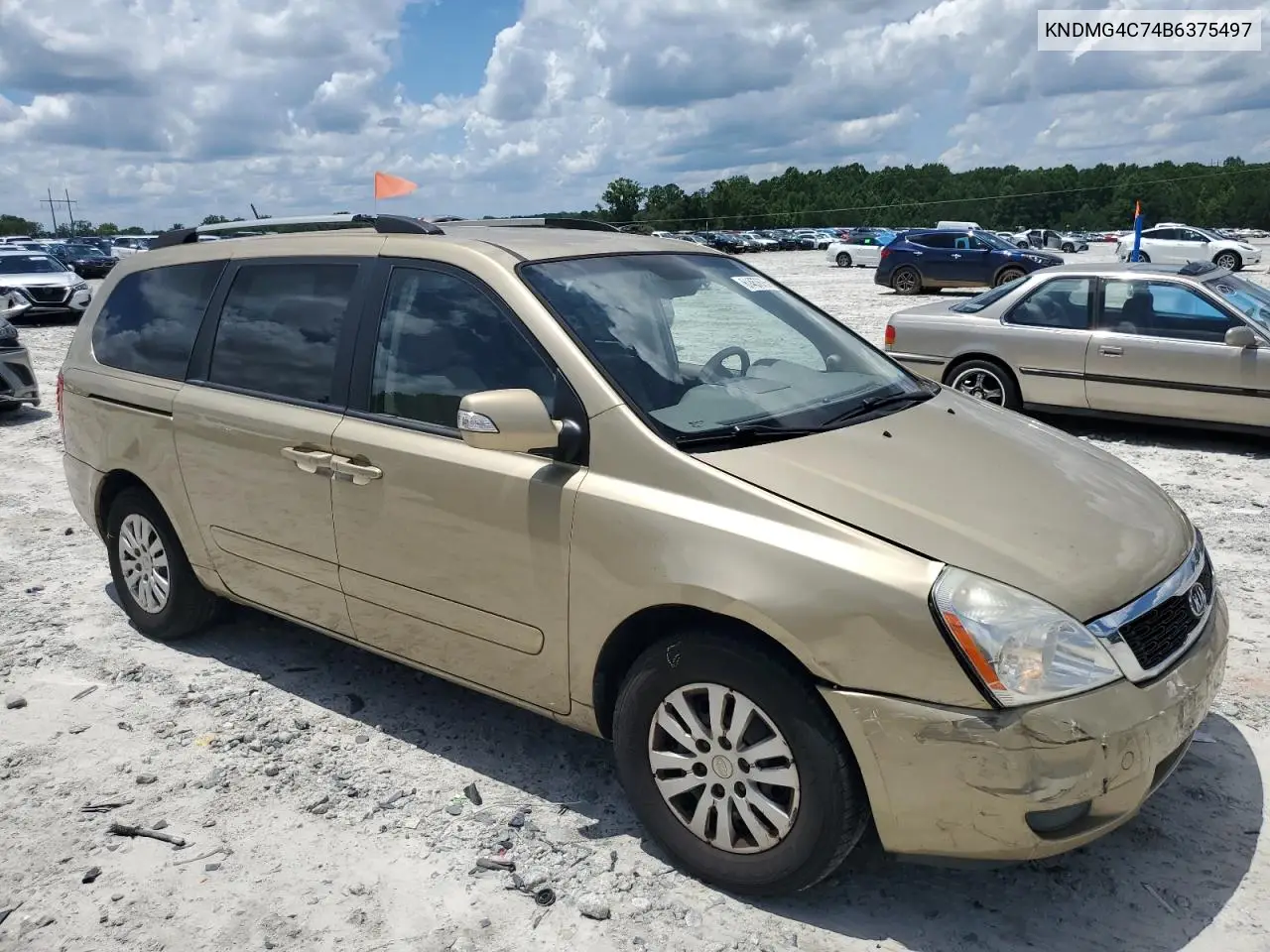 2011 Kia Sedona Lx VIN: KNDMG4C74B6375497 Lot: 61457675