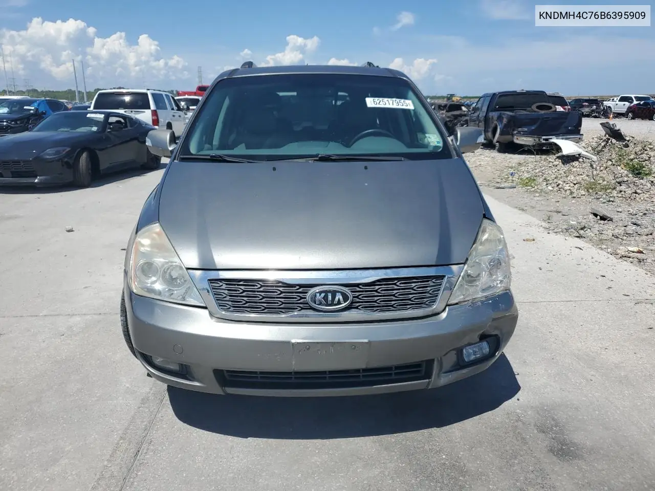 2011 Kia Sedona Ex VIN: KNDMH4C76B6395909 Lot: 62517955