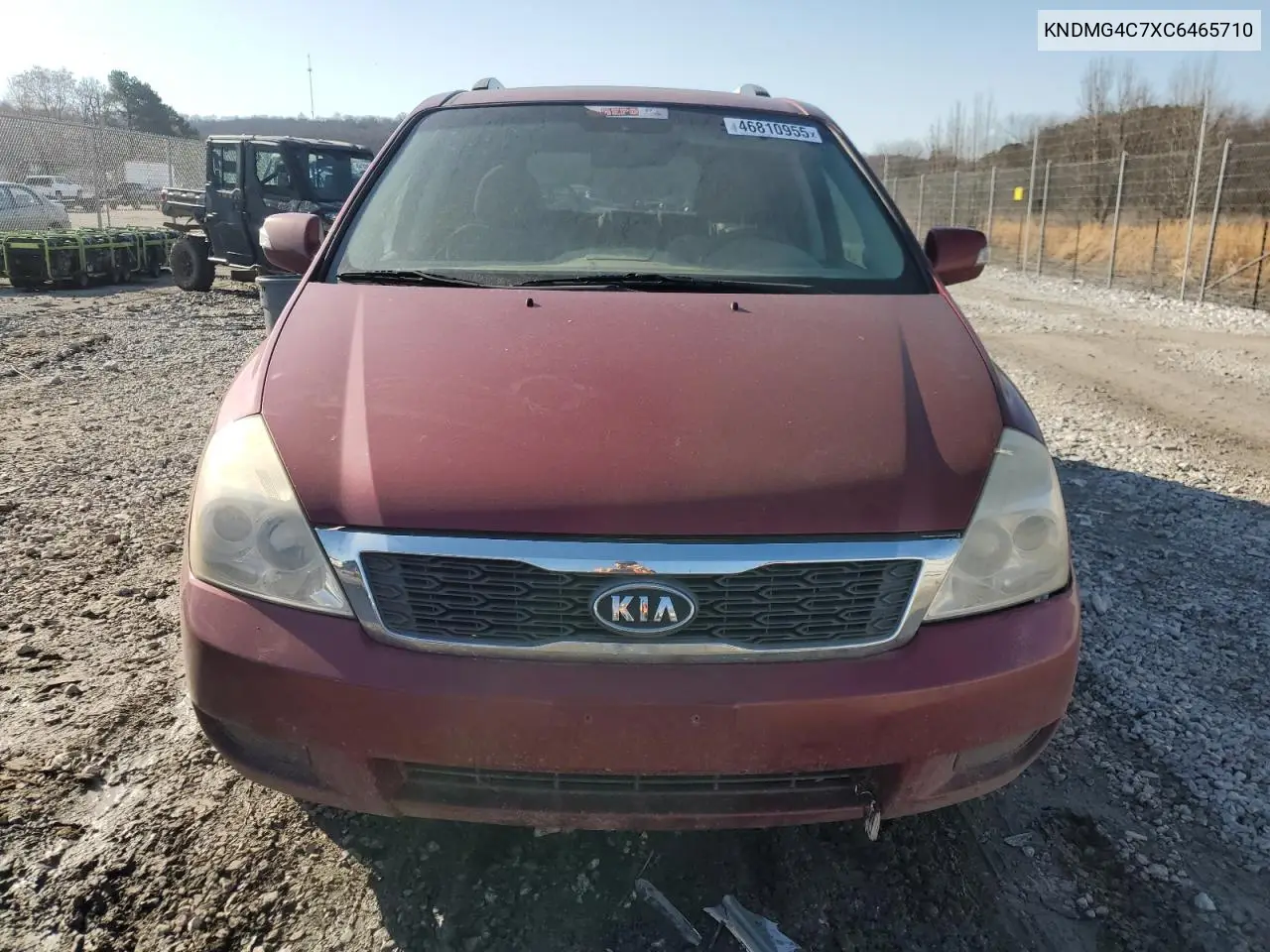 2012 Kia Sedona Lx VIN: KNDMG4C7XC6465710 Lot: 46810955