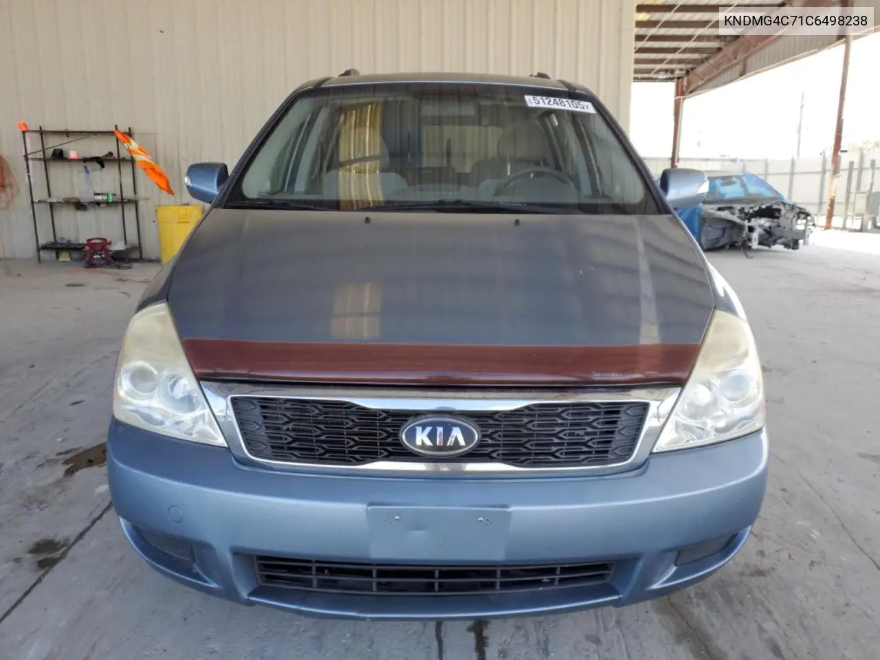 2012 Kia Sedona Lx VIN: KNDMG4C71C6498238 Lot: 51248105