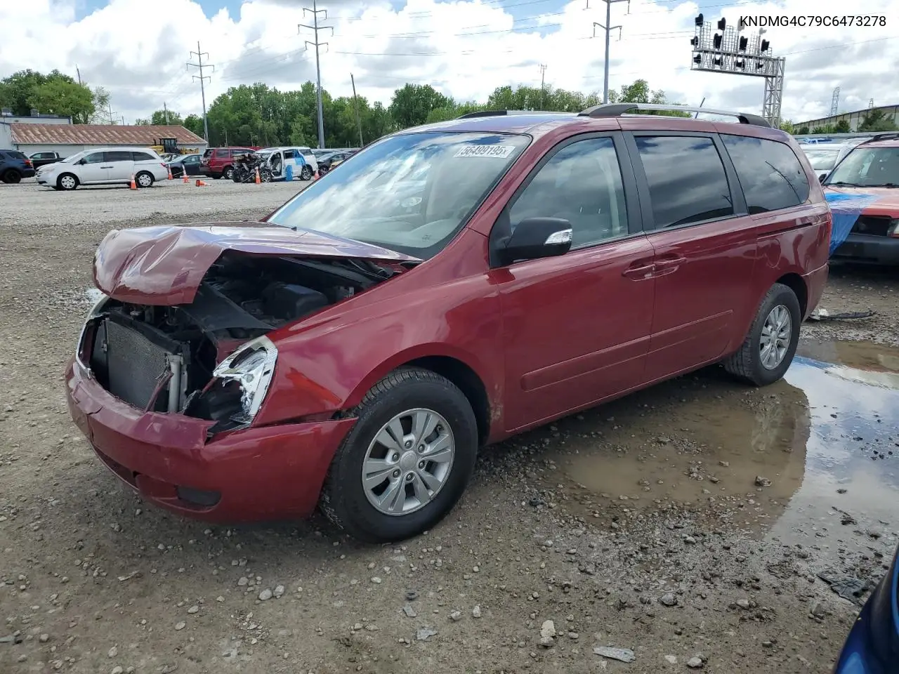 2012 Kia Sedona Lx VIN: KNDMG4C79C6473278 Lot: 56499195