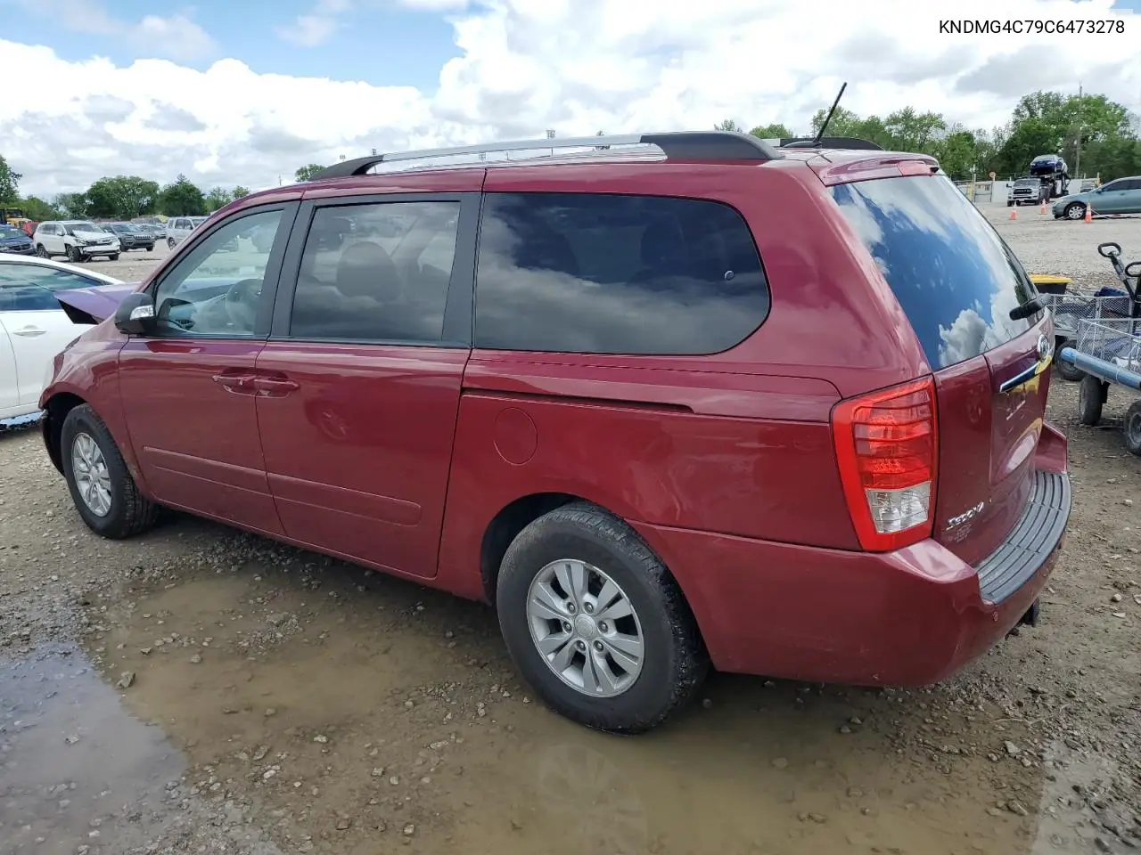 2012 Kia Sedona Lx VIN: KNDMG4C79C6473278 Lot: 56499195