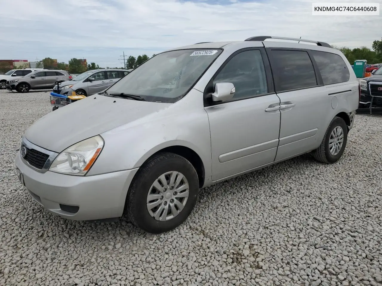 2012 Kia Sedona Lx VIN: KNDMG4C74C6440608 Lot: 56522925