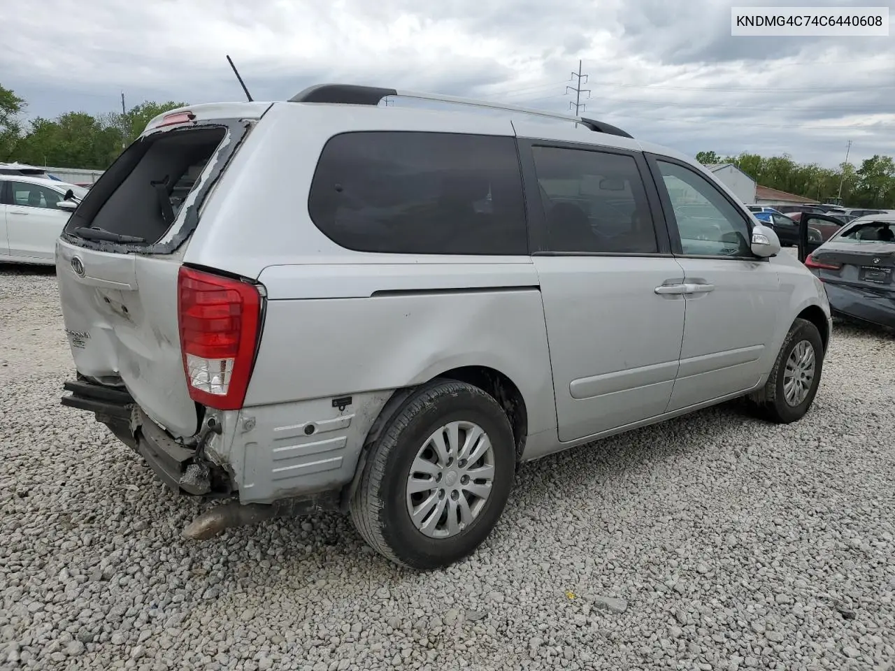 2012 Kia Sedona Lx VIN: KNDMG4C74C6440608 Lot: 56522925