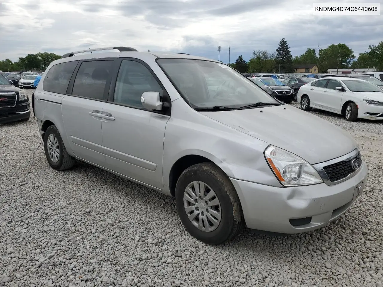 2012 Kia Sedona Lx VIN: KNDMG4C74C6440608 Lot: 56522925
