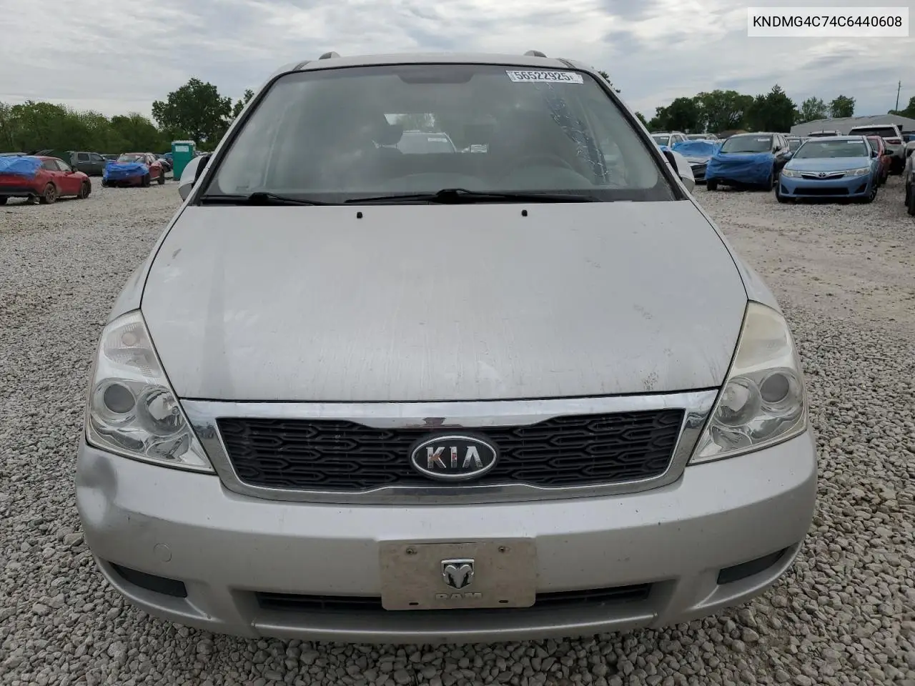 2012 Kia Sedona Lx VIN: KNDMG4C74C6440608 Lot: 56522925