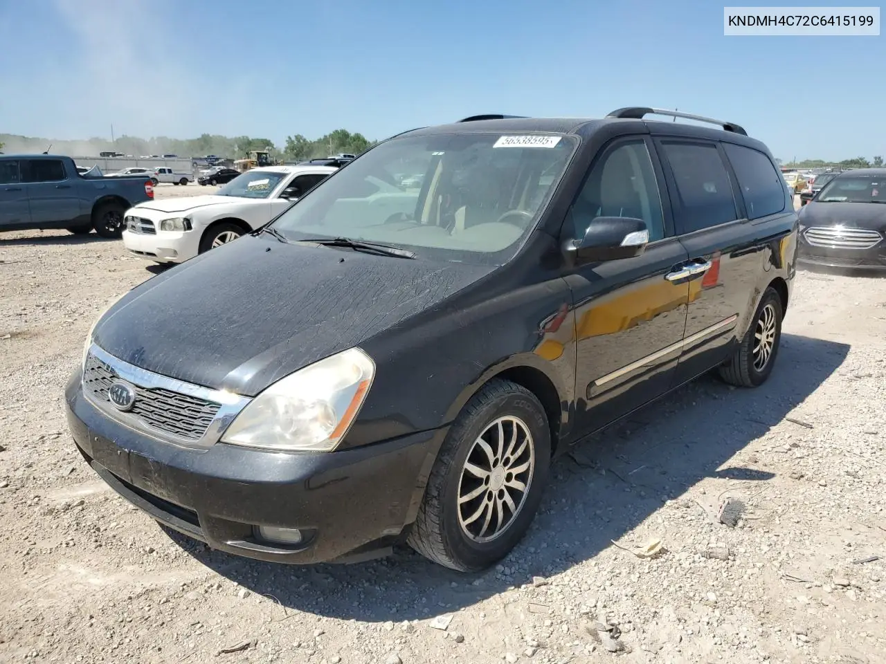 2012 Kia Sedona Ex VIN: KNDMH4C72C6415199 Lot: 56538595