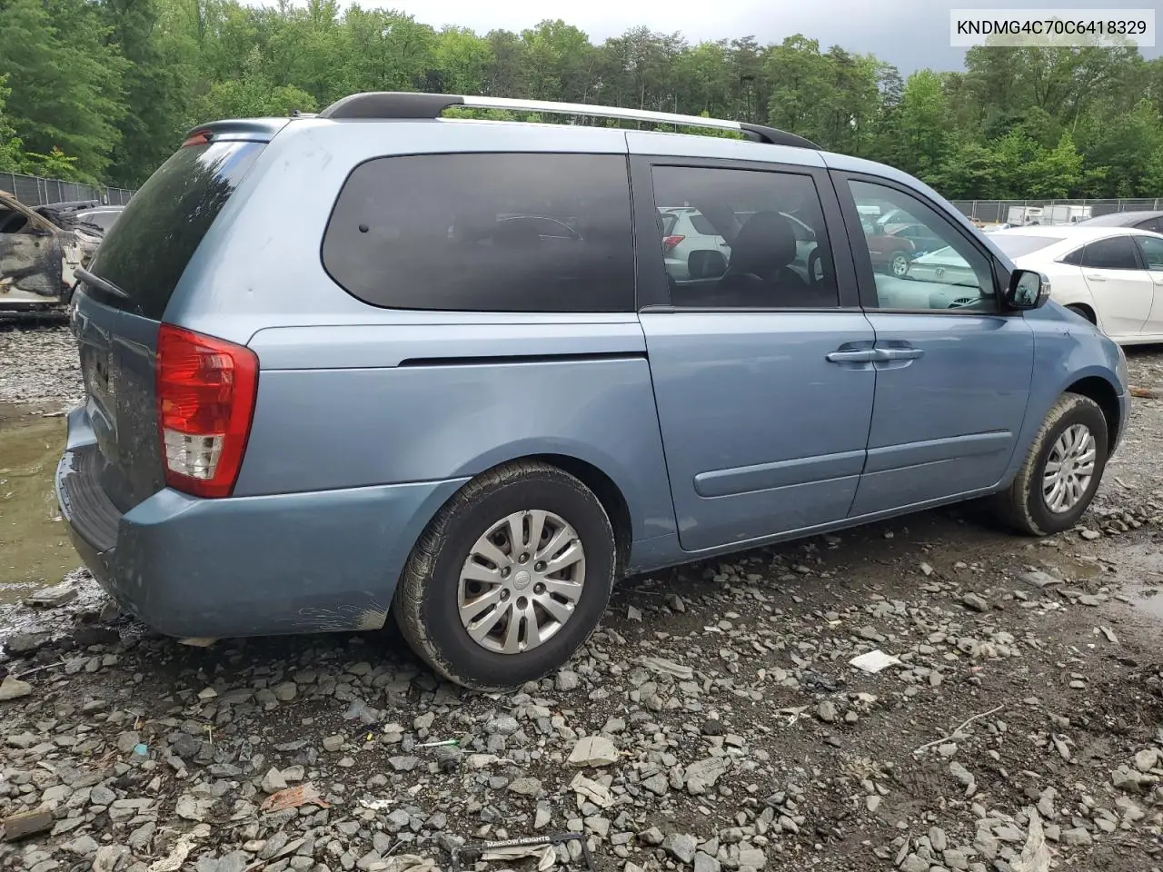 2012 Kia Sedona Lx VIN: KNDMG4C70C6418329 Lot: 57066705