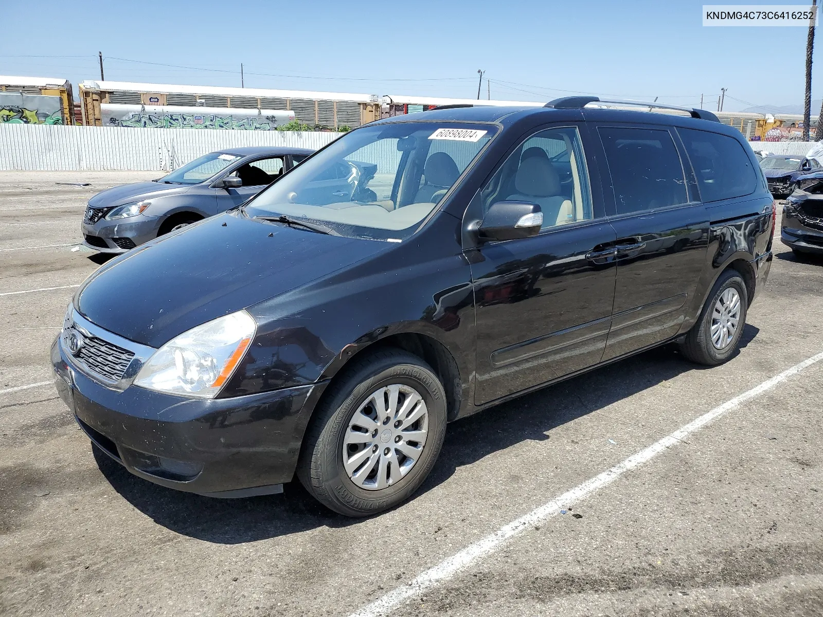 2012 Kia Sedona Lx VIN: KNDMG4C73C6416252 Lot: 60898004