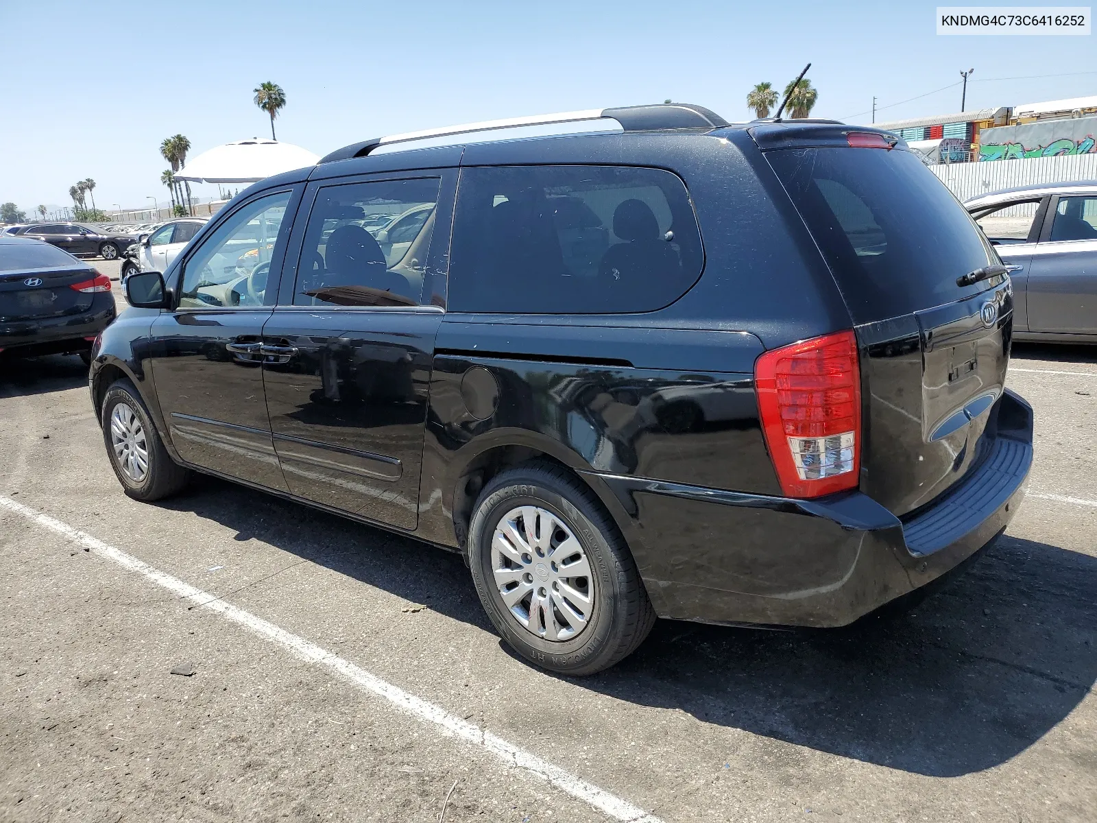 2012 Kia Sedona Lx VIN: KNDMG4C73C6416252 Lot: 60898004