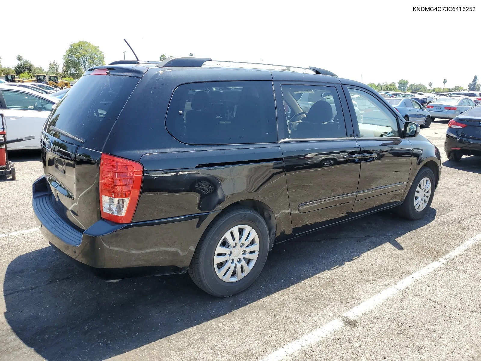 2012 Kia Sedona Lx VIN: KNDMG4C73C6416252 Lot: 60898004