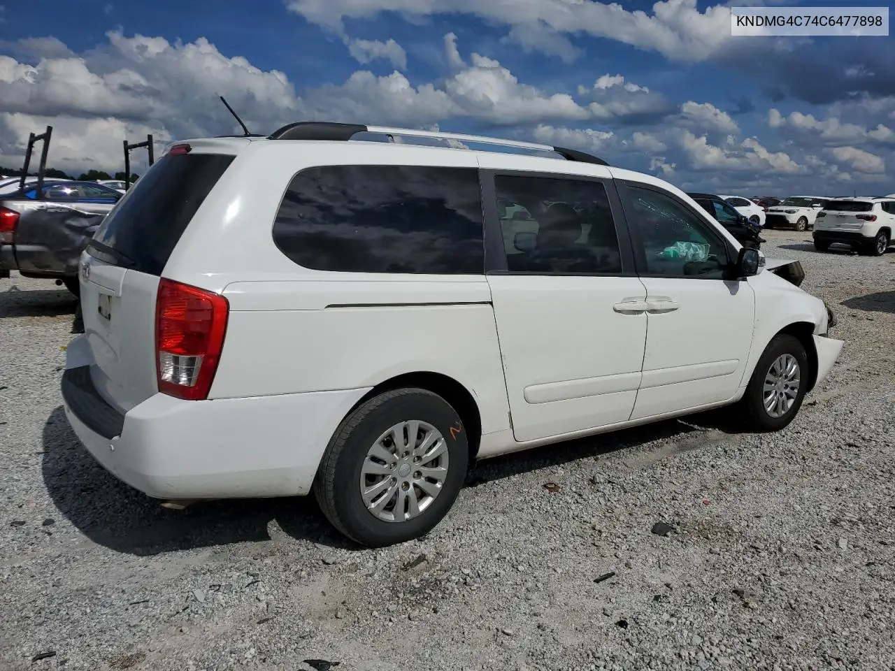 2012 Kia Sedona Lx VIN: KNDMG4C74C6477898 Lot: 61295925