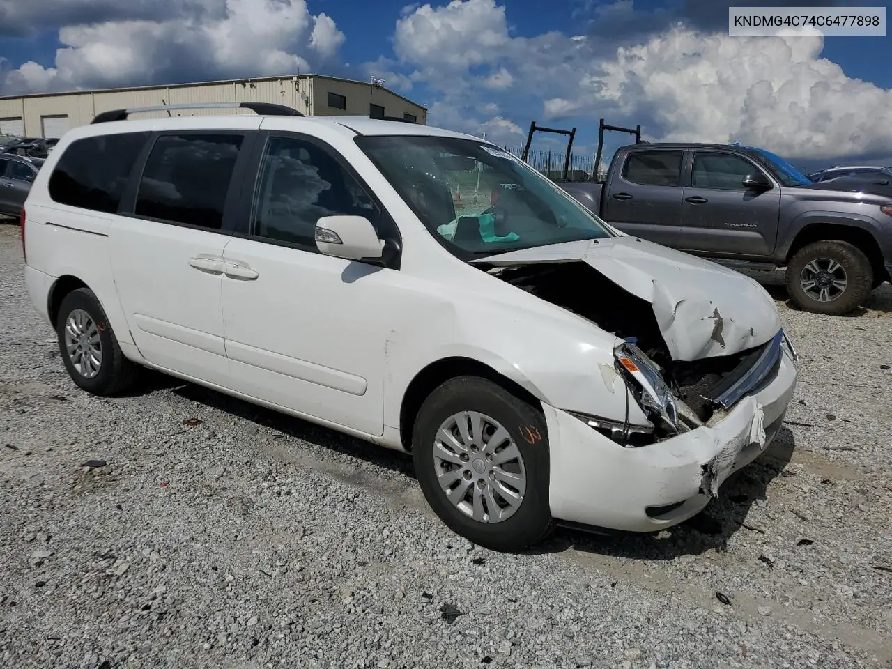 2012 Kia Sedona Lx VIN: KNDMG4C74C6477898 Lot: 61295925