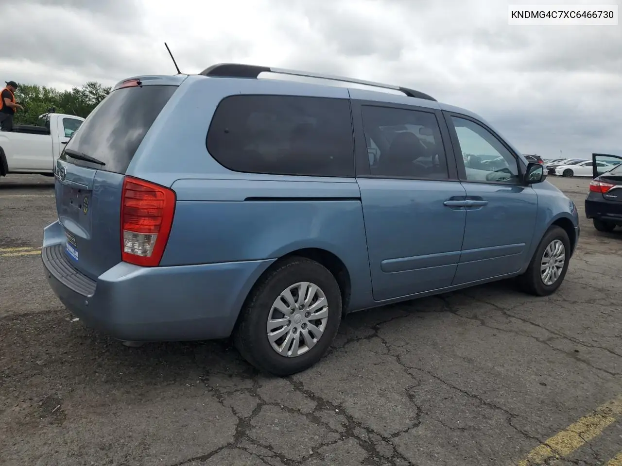 2012 Kia Sedona Lx VIN: KNDMG4C7XC6466730 Lot: 61454605