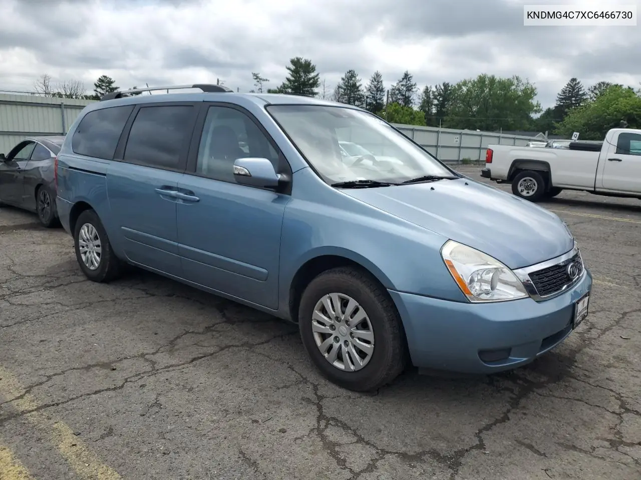2012 Kia Sedona Lx VIN: KNDMG4C7XC6466730 Lot: 61454605