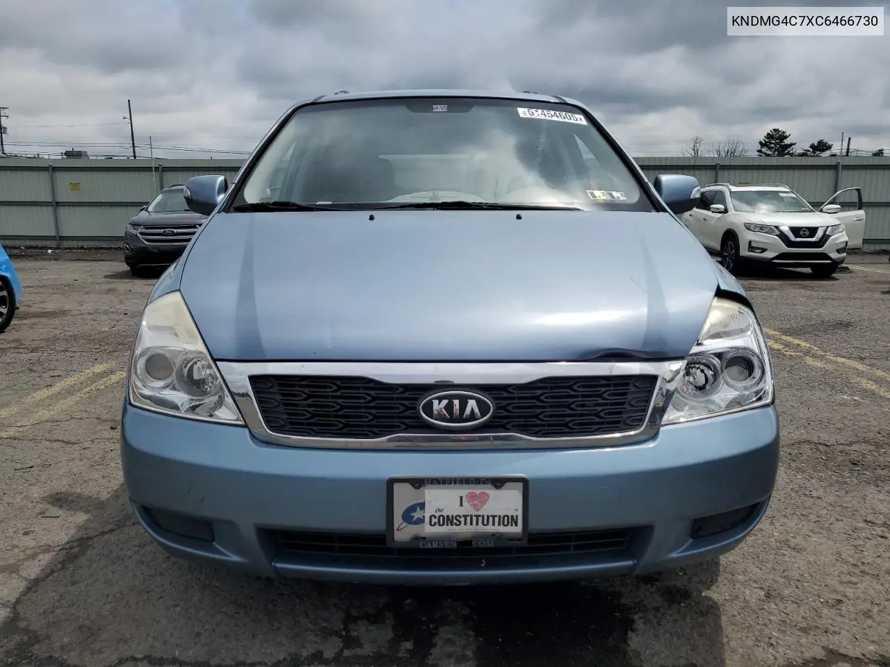 2012 Kia Sedona Lx VIN: KNDMG4C7XC6466730 Lot: 61454605