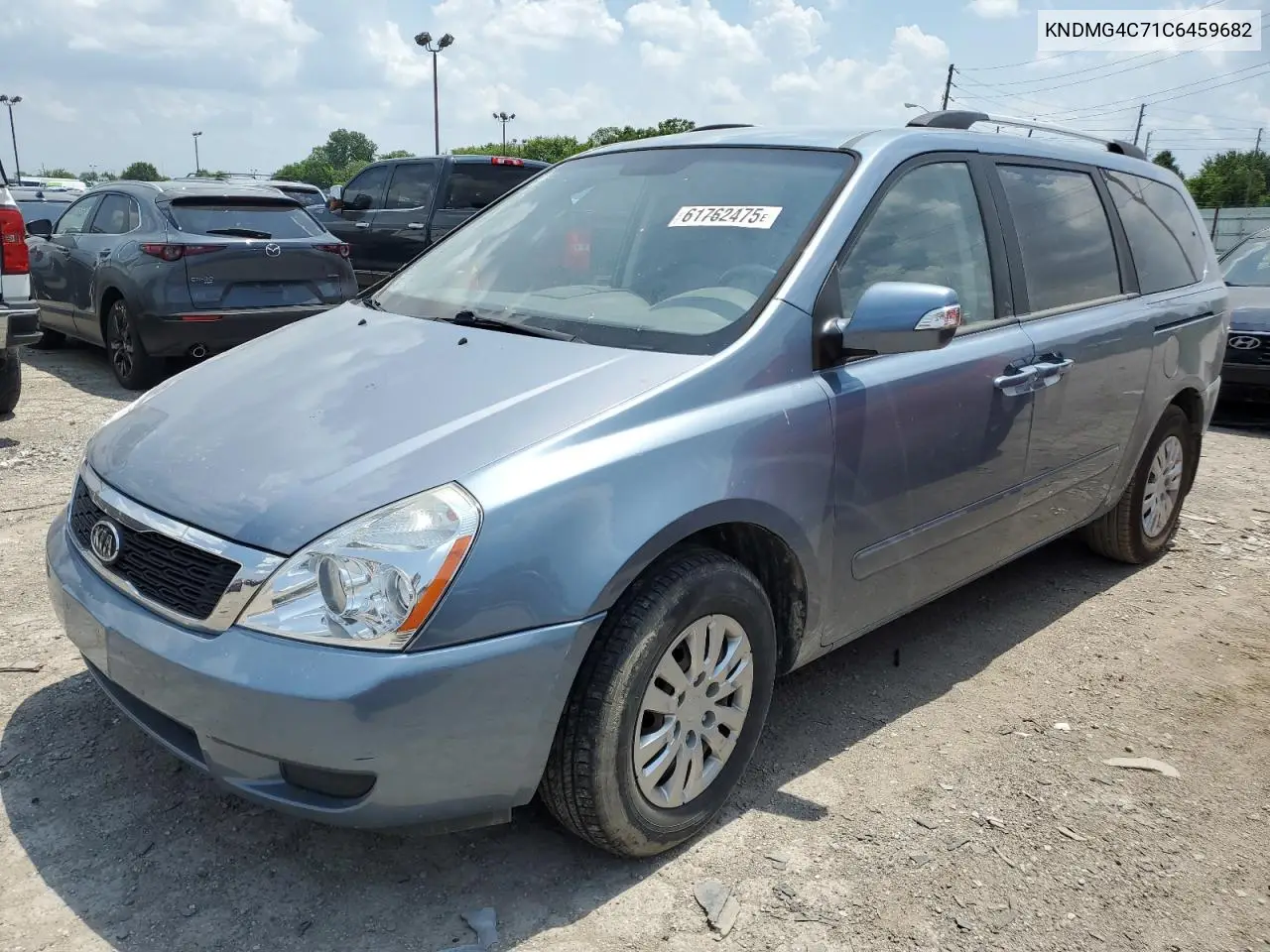2012 Kia Sedona Lx VIN: KNDMG4C71C6459682 Lot: 61762475