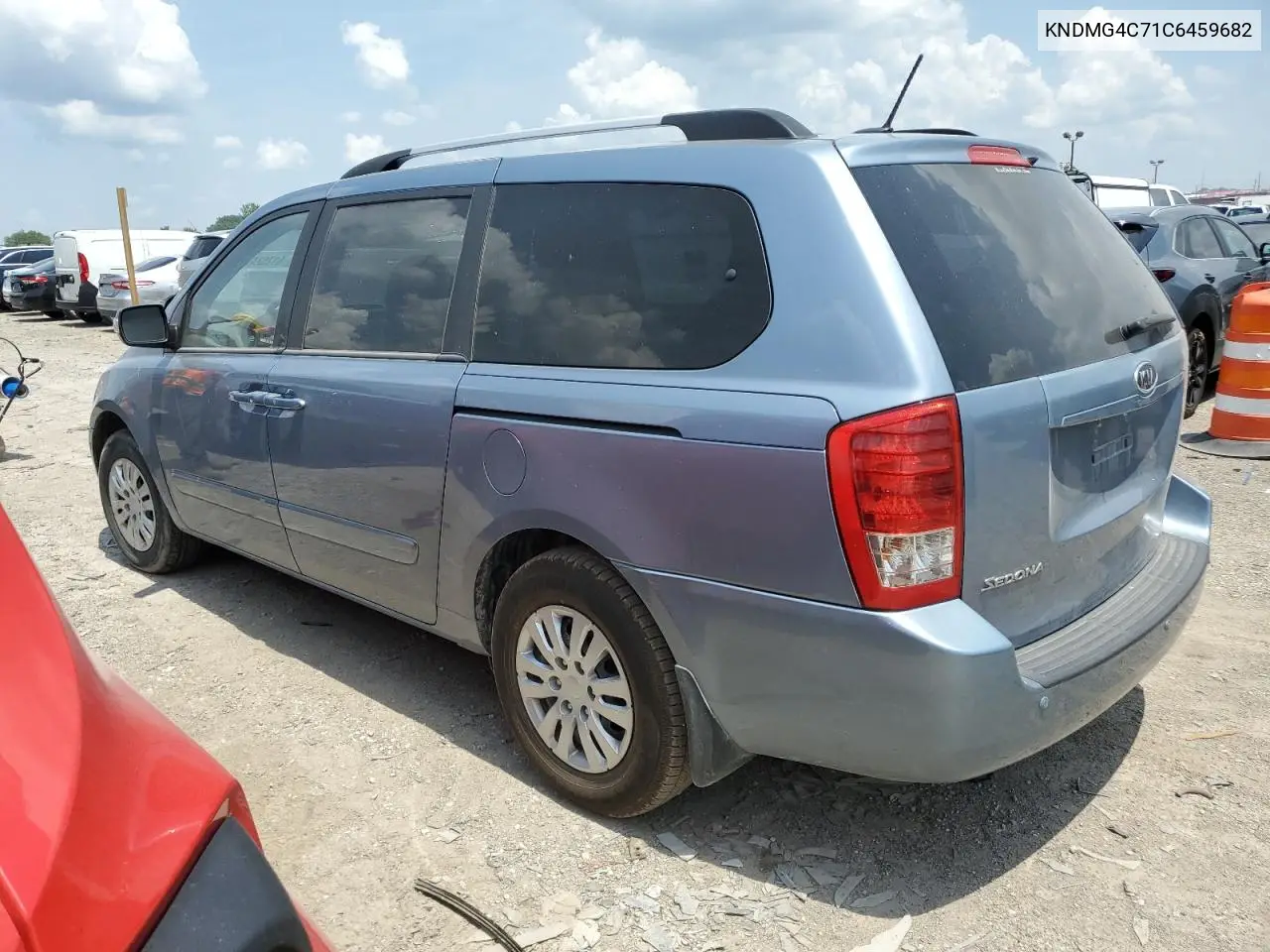 2012 Kia Sedona Lx VIN: KNDMG4C71C6459682 Lot: 61762475