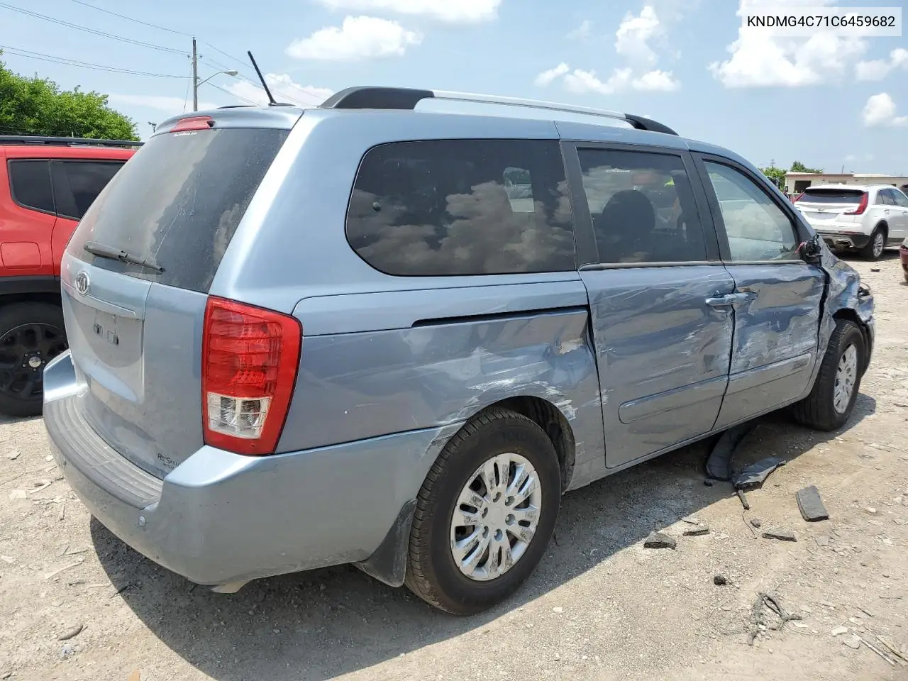 2012 Kia Sedona Lx VIN: KNDMG4C71C6459682 Lot: 61762475