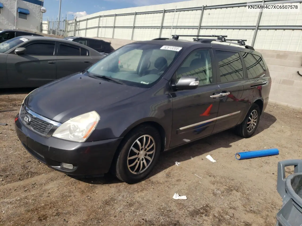 2012 Kia Sedona Ex VIN: KNDMH4C7XC6507578 Lot: 62613355