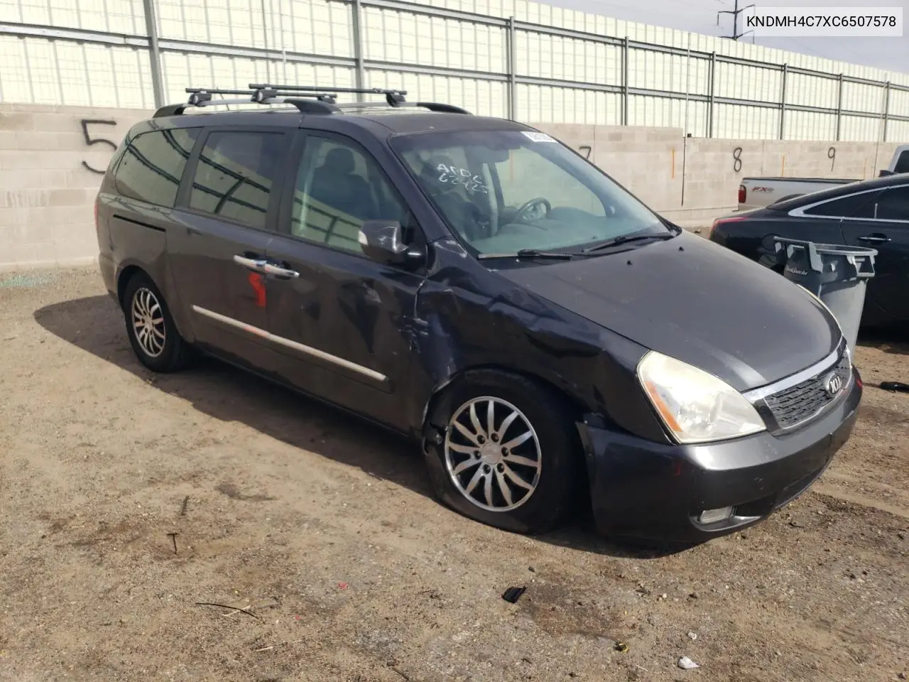 2012 Kia Sedona Ex VIN: KNDMH4C7XC6507578 Lot: 62613355