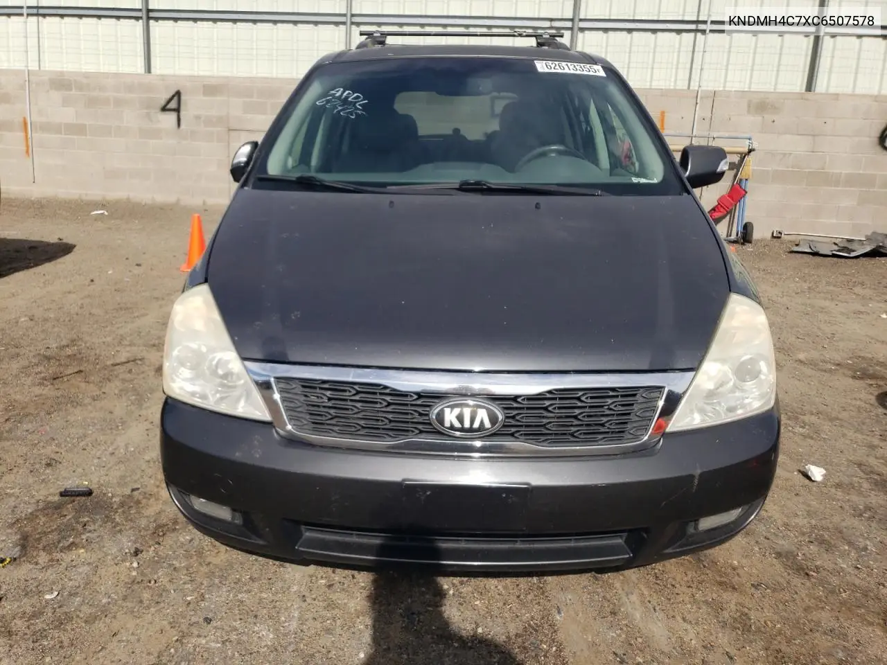 2012 Kia Sedona Ex VIN: KNDMH4C7XC6507578 Lot: 62613355