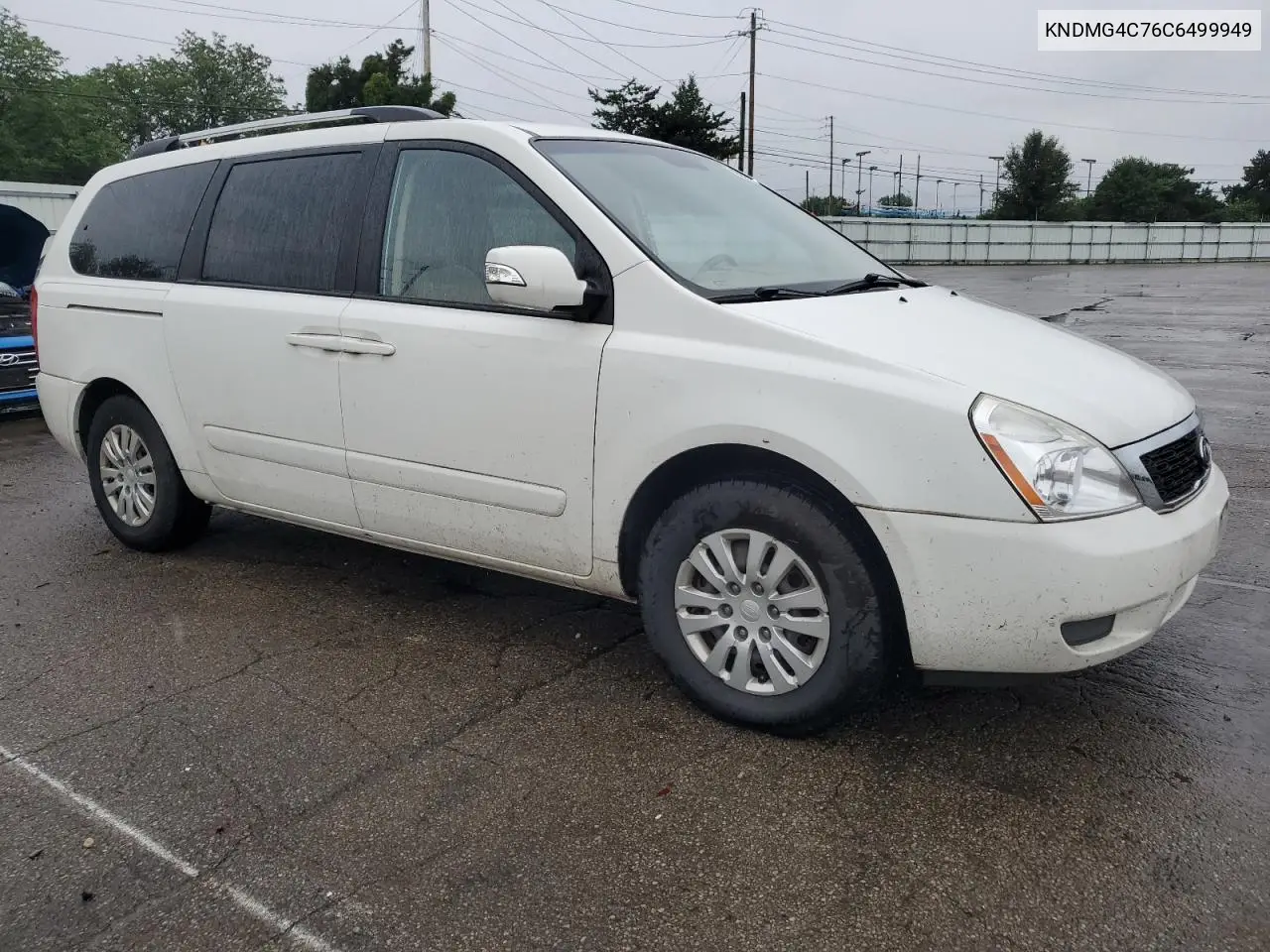 2012 Kia Sedona Lx VIN: KNDMG4C76C6499949 Lot: 63370665