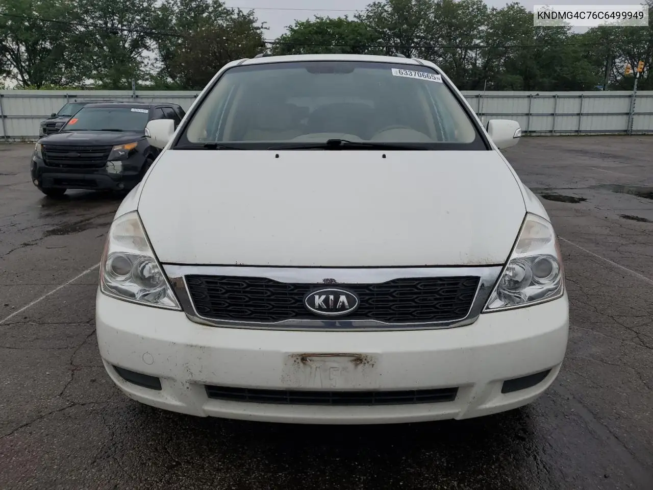 2012 Kia Sedona Lx VIN: KNDMG4C76C6499949 Lot: 63370665