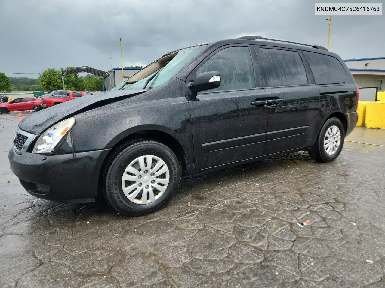 2012 Kia Sedona Lx VIN: KNDMG4C75C6416768 Lot: 64666985