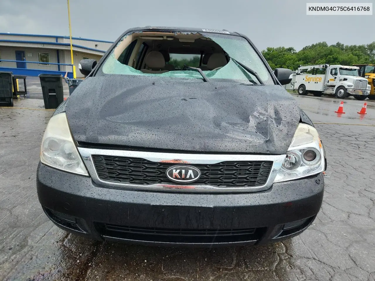 2012 Kia Sedona Lx VIN: KNDMG4C75C6416768 Lot: 64666985