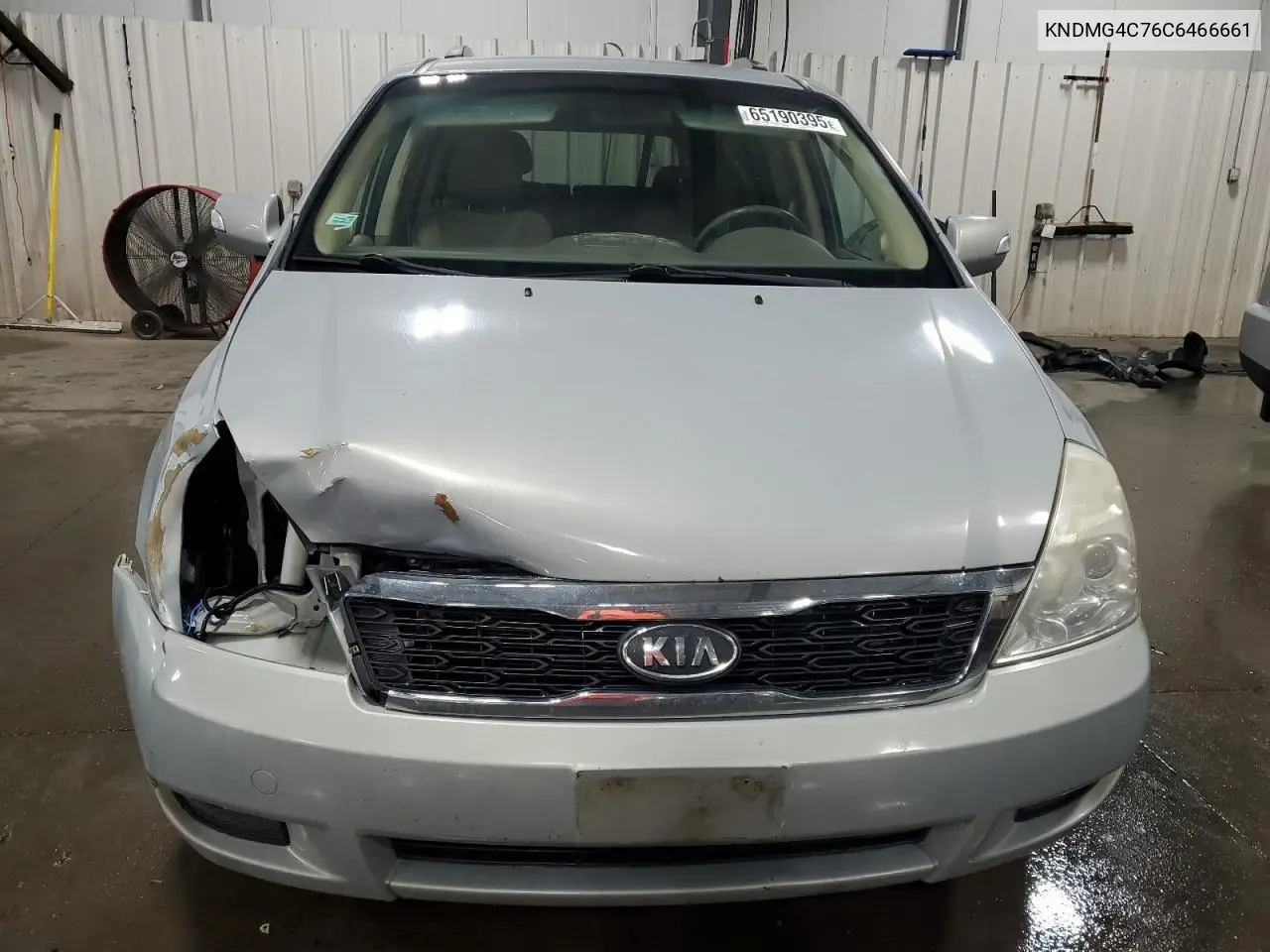 2012 Kia Sedona Lx VIN: KNDMG4C76C6466661 Lot: 65190395