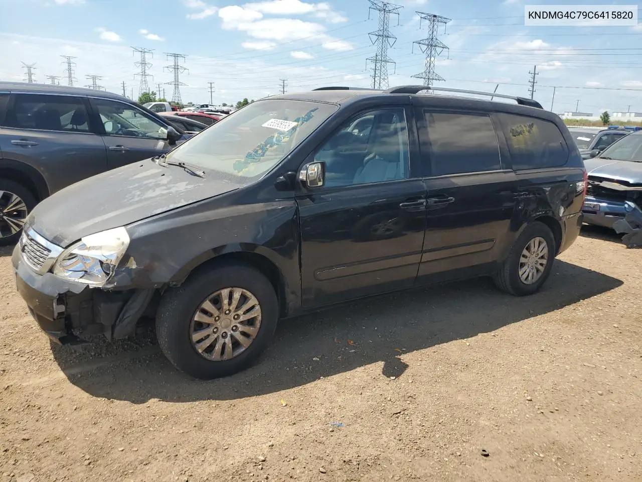 2012 Kia Sedona Lx VIN: KNDMG4C79C6415820 Lot: 65395395