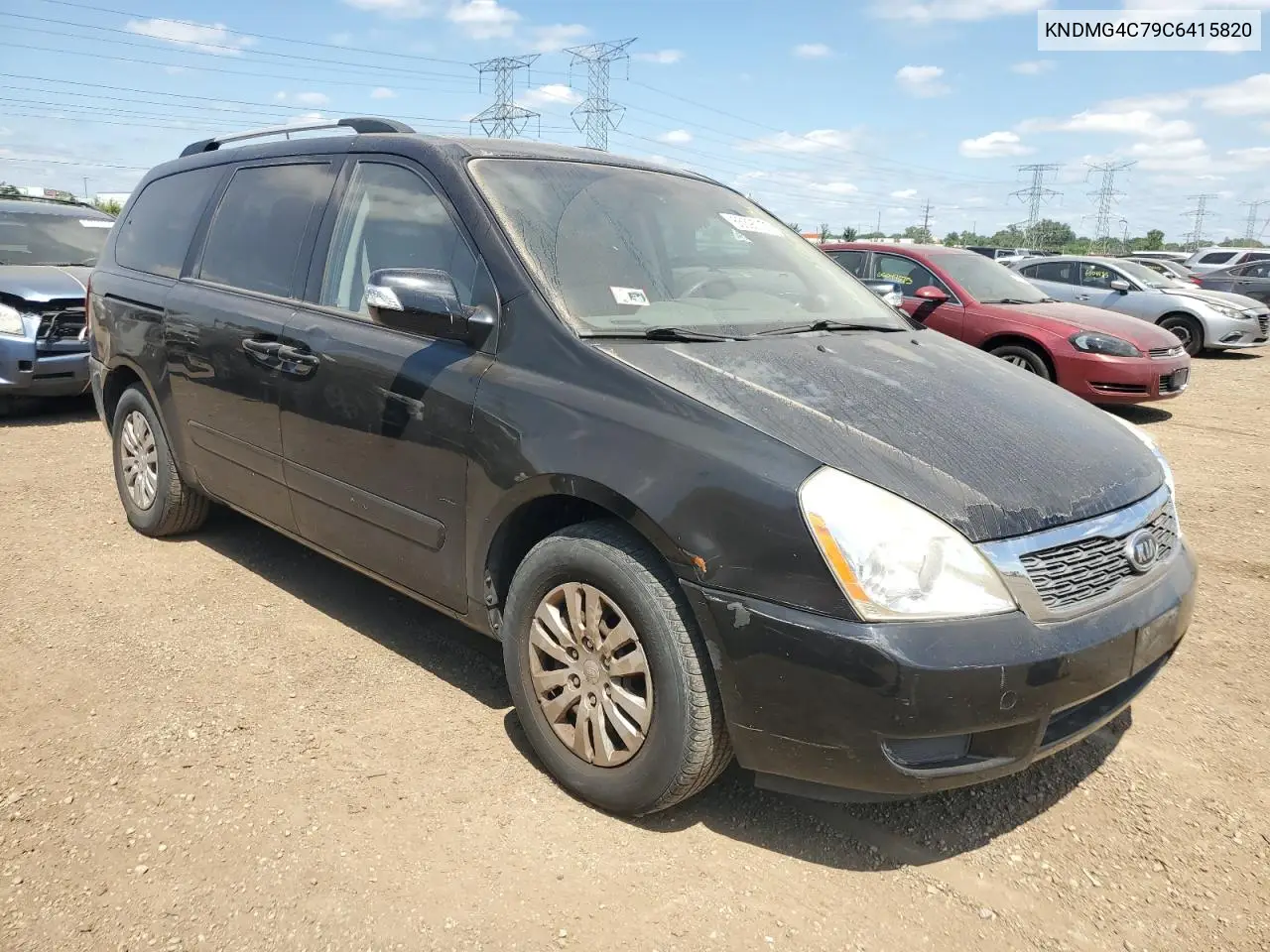 2012 Kia Sedona Lx VIN: KNDMG4C79C6415820 Lot: 65395395