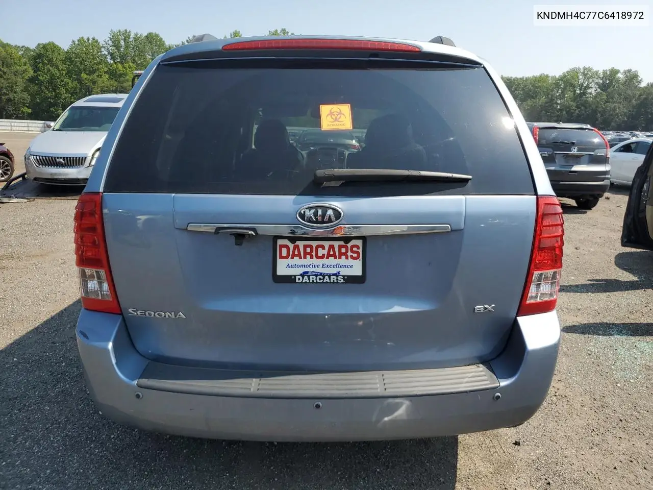 2012 Kia Sedona Ex VIN: KNDMH4C77C6418972 Lot: 65457175