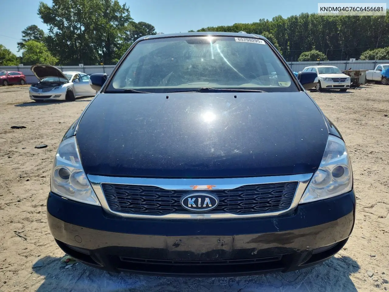 2012 Kia Sedona Lx VIN: KNDMG4C76C6456681 Lot: 65759295