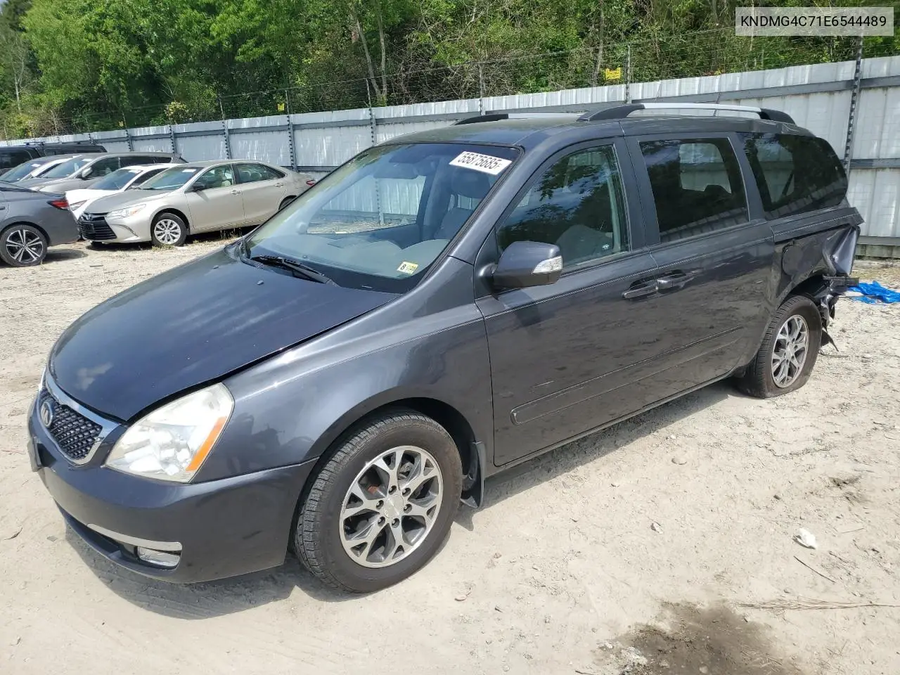 2014 Kia Sedona Lx VIN: KNDMG4C71E6544489 Lot: 55875685