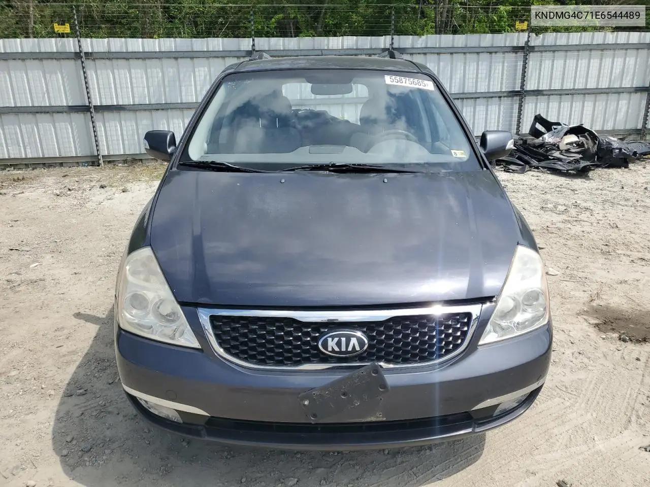 2014 Kia Sedona Lx VIN: KNDMG4C71E6544489 Lot: 55875685