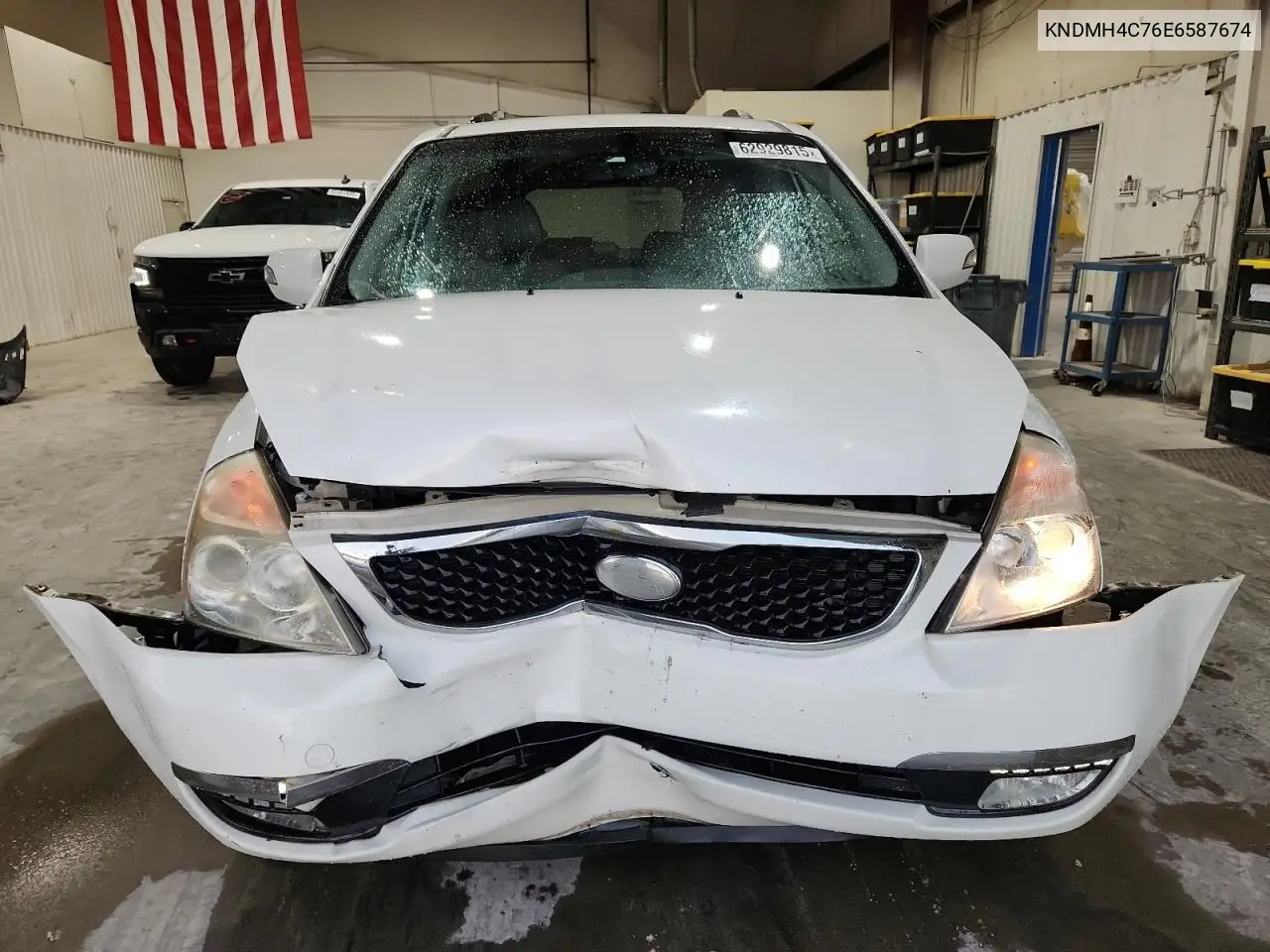 2014 Kia Sedona Ex VIN: KNDMH4C76E6587674 Lot: 62929815