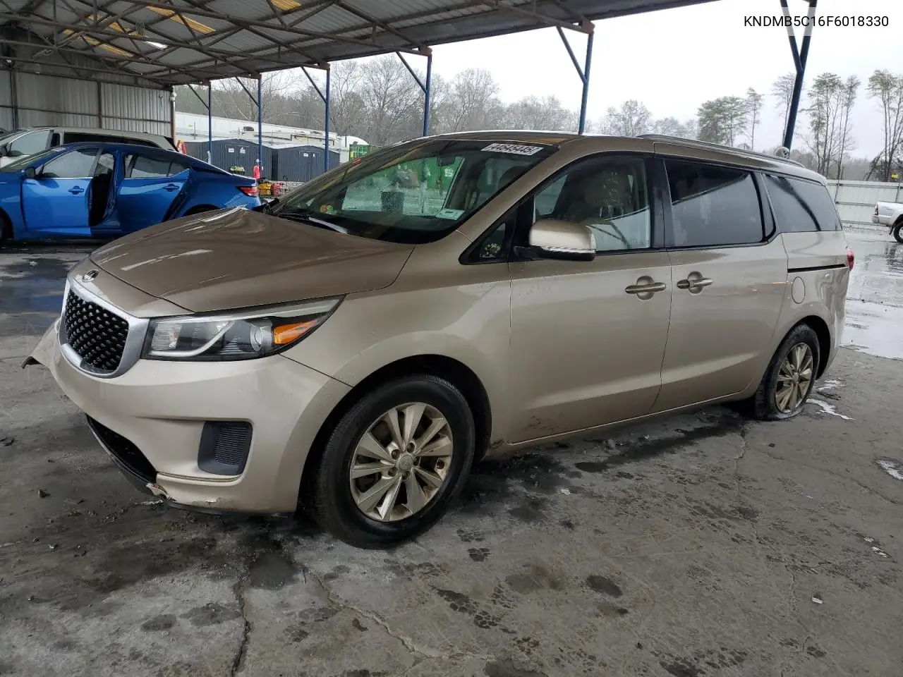 2015 Kia Sedona Lx VIN: KNDMB5C16F6018330 Lot: 44645445