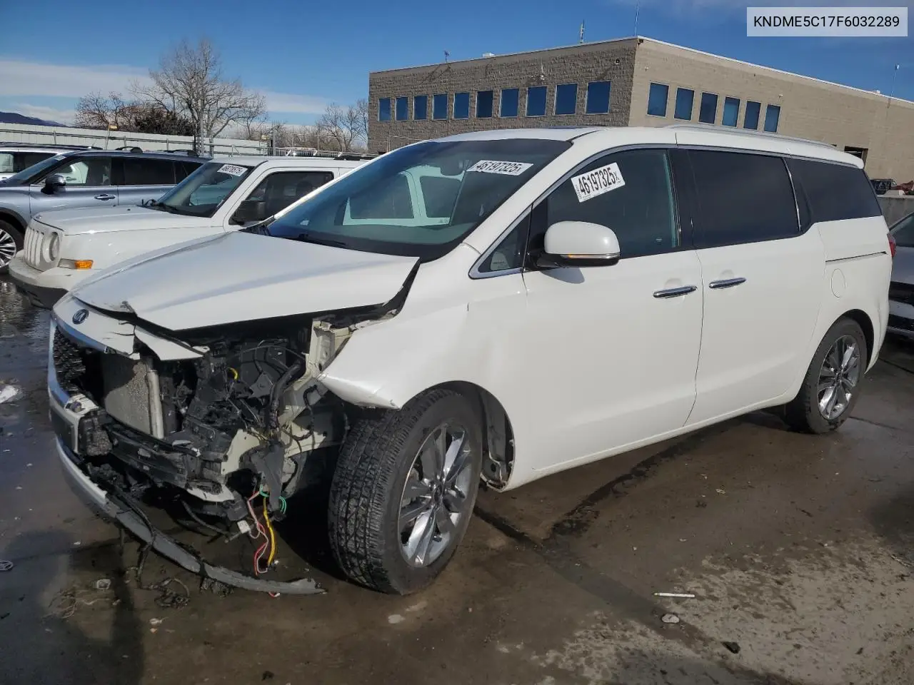 2015 Kia Sedona Sxl VIN: KNDME5C17F6032289 Lot: 46197325