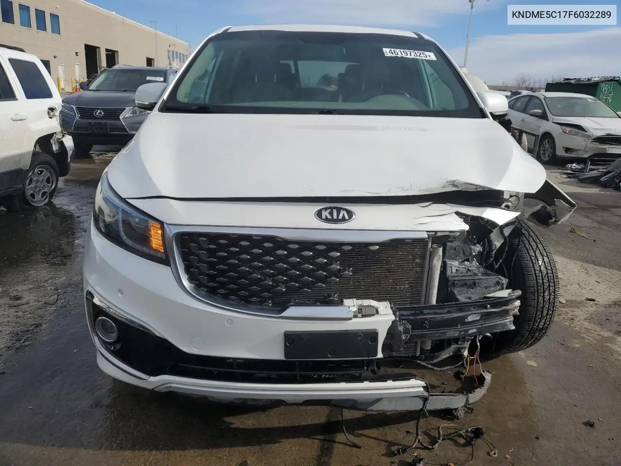 2015 Kia Sedona Sxl VIN: KNDME5C17F6032289 Lot: 46197325