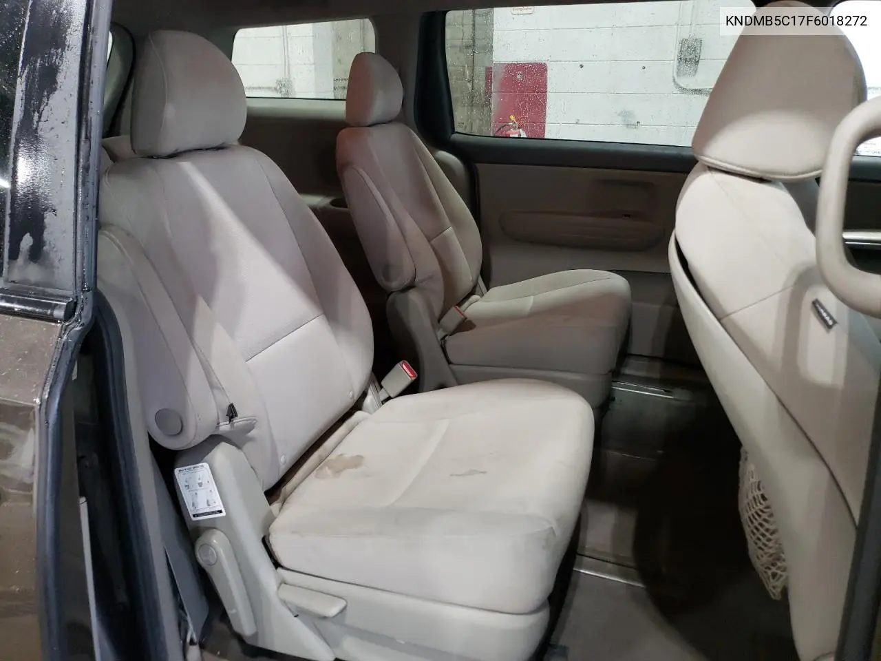 2015 Kia Sedona Lx VIN: KNDMB5C17F6018272 Lot: 57055665