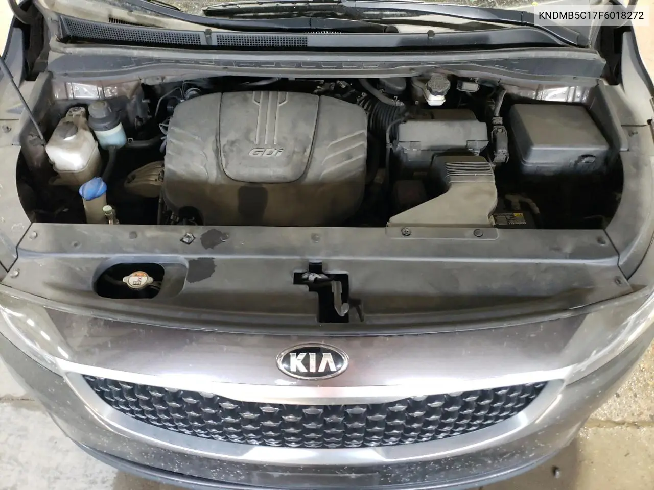 2015 Kia Sedona Lx VIN: KNDMB5C17F6018272 Lot: 57055665