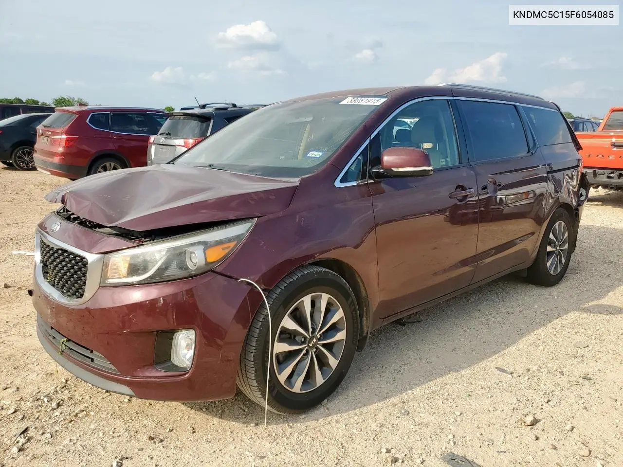 2015 Kia Sedona Ex VIN: KNDMC5C15F6054085 Lot: 58081915