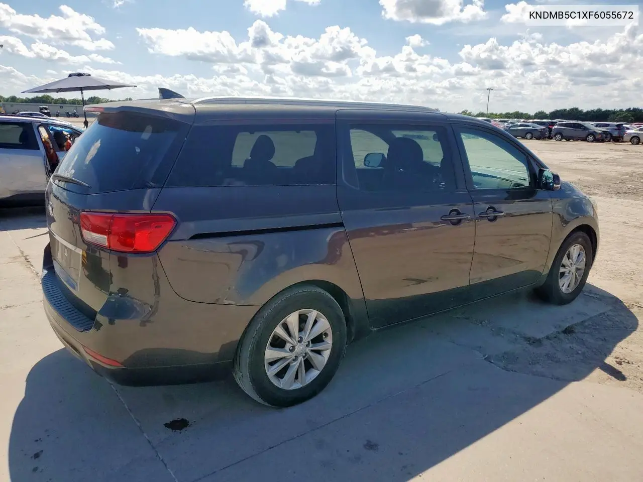 2015 Kia Sedona Lx VIN: KNDMB5C1XF6055672 Lot: 61579805