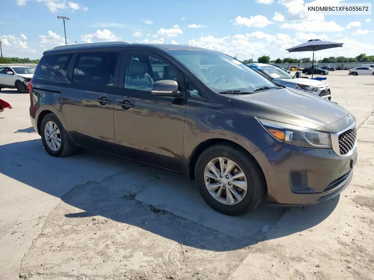 2015 Kia Sedona Lx VIN: KNDMB5C1XF6055672 Lot: 61579805
