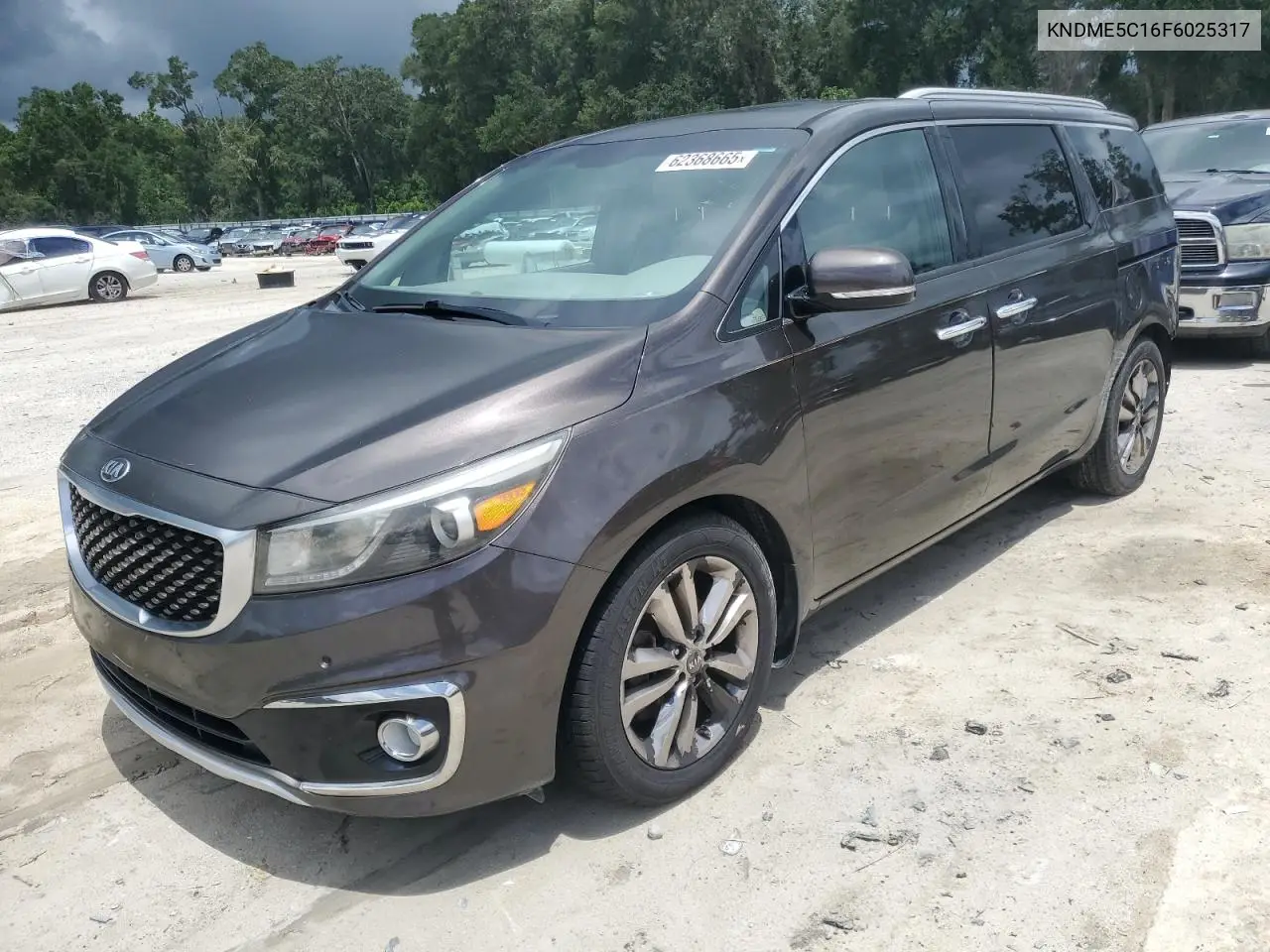 2015 Kia Sedona Sxl VIN: KNDME5C16F6025317 Lot: 62368665