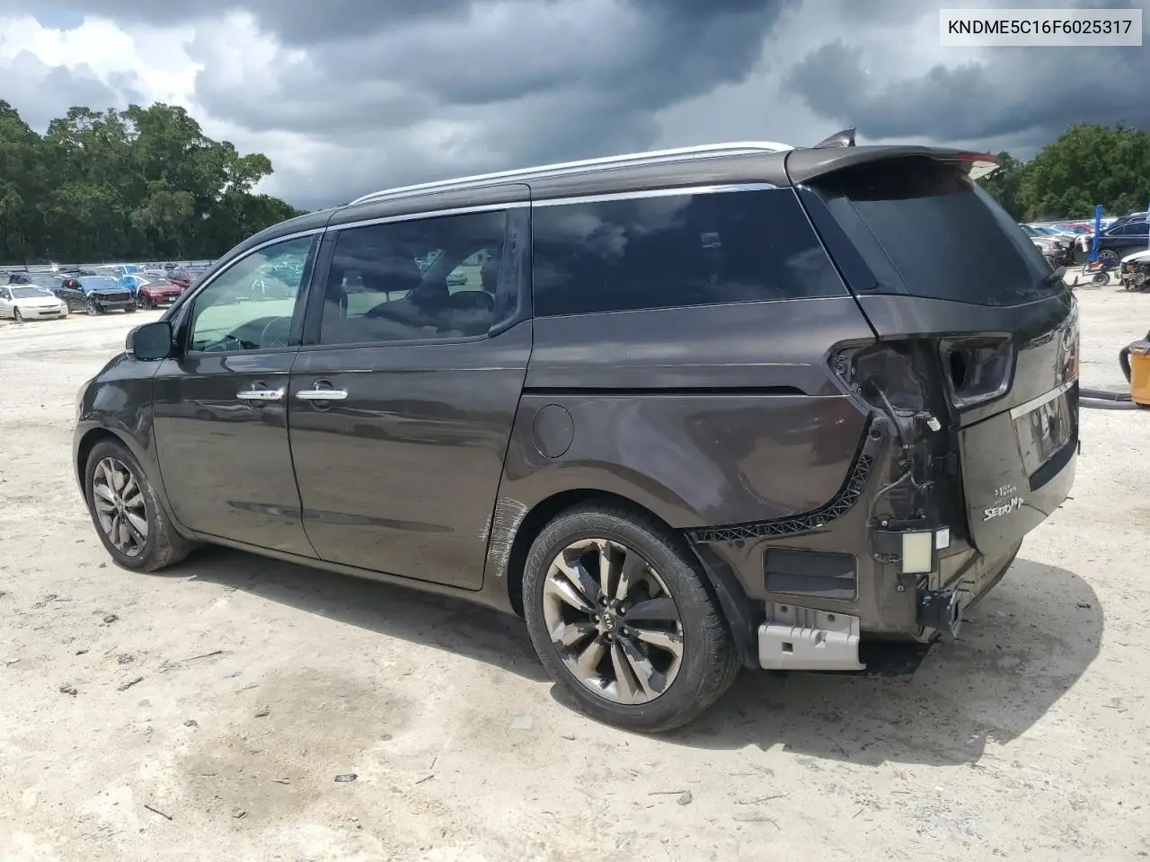 2015 Kia Sedona Sxl VIN: KNDME5C16F6025317 Lot: 62368665