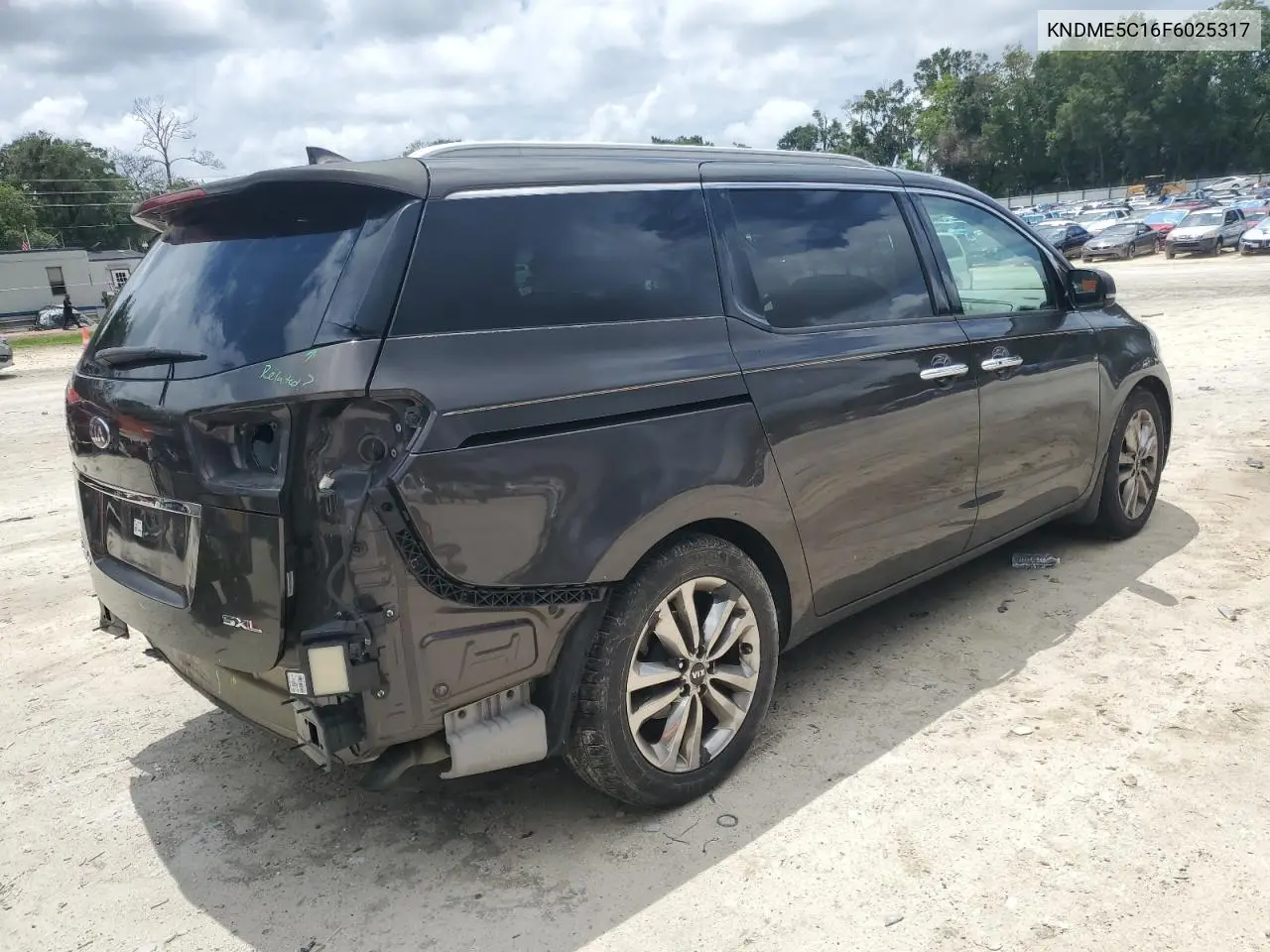 2015 Kia Sedona Sxl VIN: KNDME5C16F6025317 Lot: 62368665